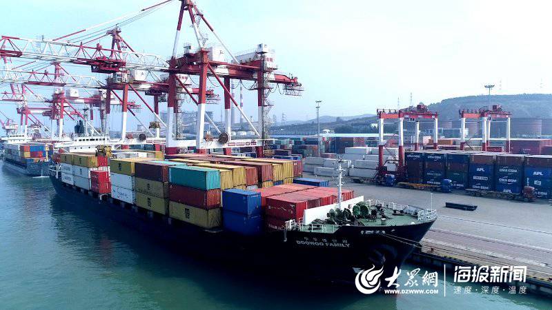货物吞吐量同比增长9.1山东港口威海港扬帆正当时